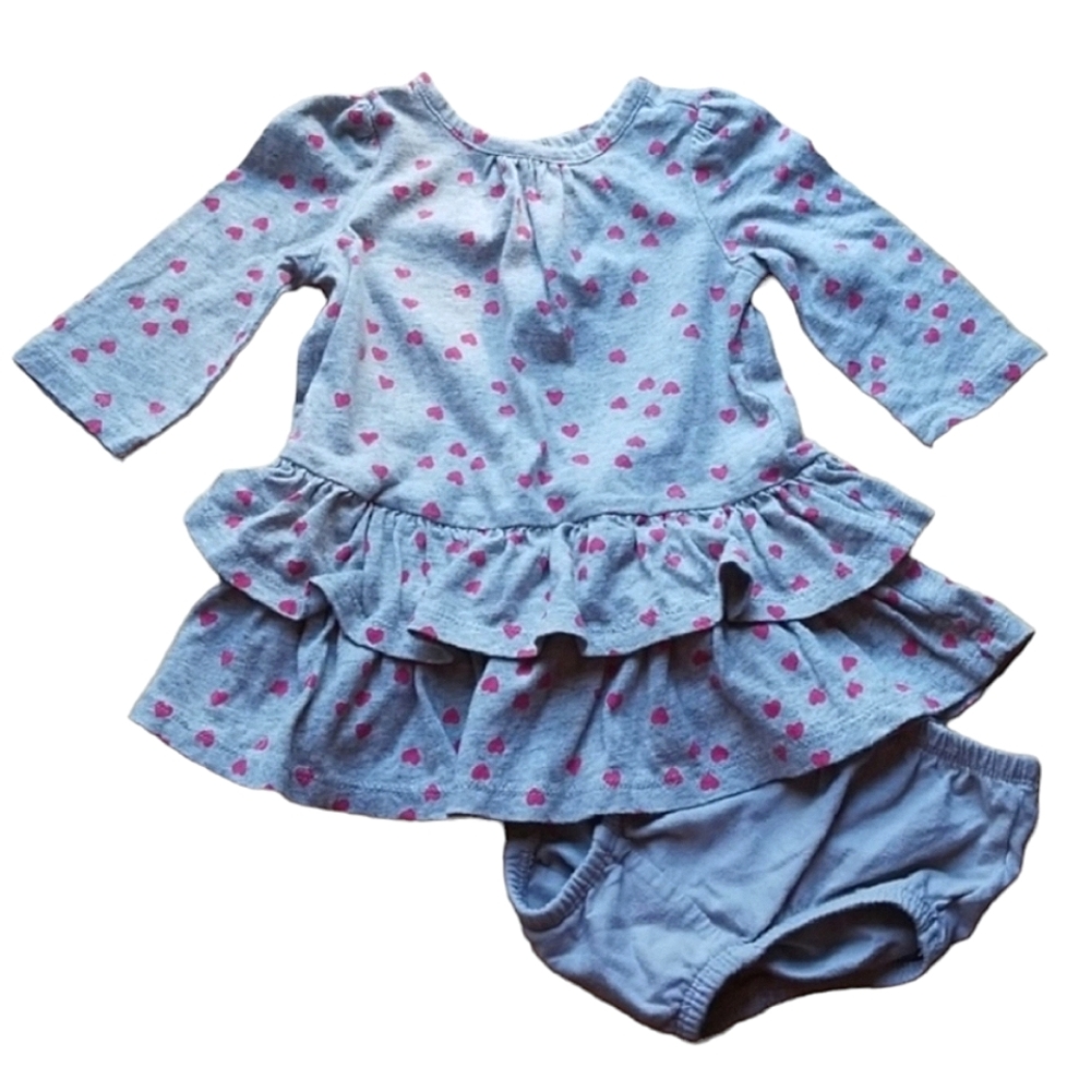 3/$10 GAP Heart Ruffle Dress